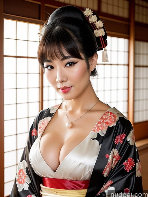 related ai porn images free for Busty Perfect Boobs Perfect Body Fairer Skin Sexy Face Black Hair Short Hair Japanese Onsen Kimono Cleavage Transparent Jewelry Pearl Jewelry Geisha