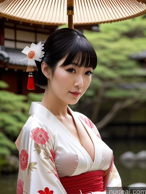 related ai porn images free for Busty Perfect Boobs Perfect Body Fairer Skin Sexy Face Black Hair Short Hair Japanese Onsen Kimono Cleavage Transparent Jewelry Pearl Jewelry Geisha