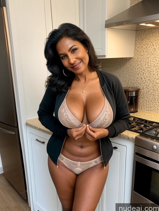 related ai porn images free for Milf Two Perfect Boobs Perfect Body Dark Skin 70s Indian Kitchen Jacket Jeans Professor Secretary Cleavage Partially Nude Detailed