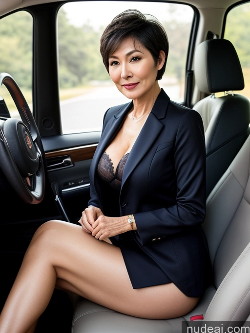 related ai porn images free for Milf Perfect Boobs Beautiful Perfect Body Short Hair 70s Chinese Car Bra Jacket Professor Stylish Suit Cleavage Detailed Sexy Face