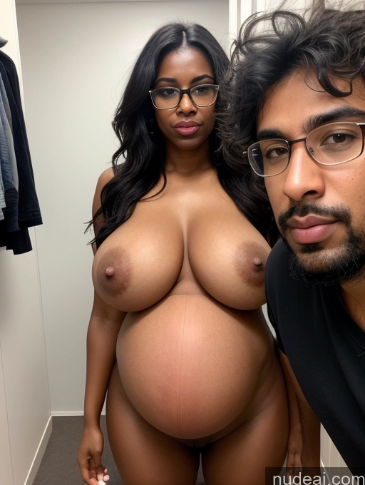 related ai porn images free for Woman + Man Glasses Huge Boobs Pregnant Dark Skin Pubic Hair 30s Pouting Lips Black Hair Messy Indian Blowjob Changing Room Front View