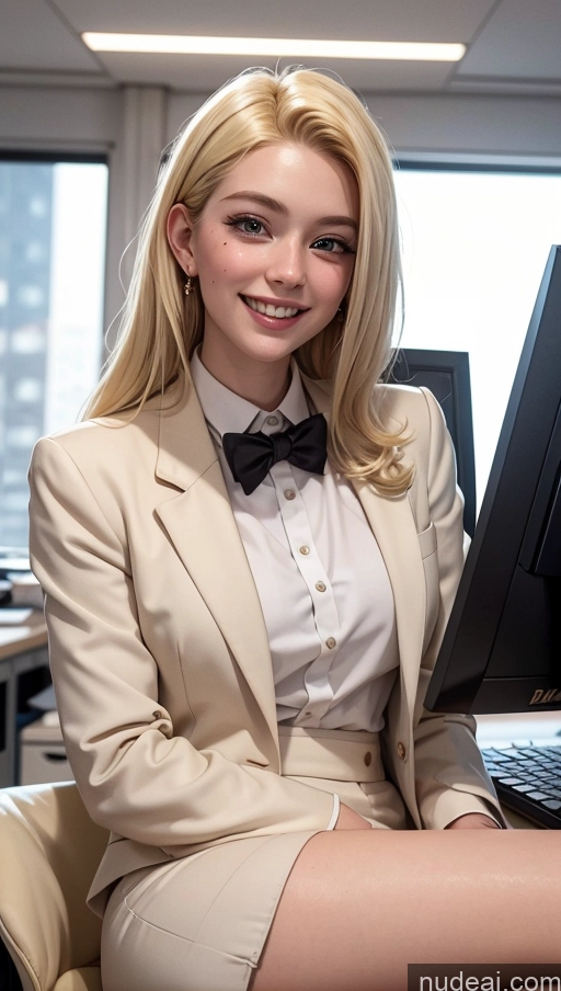 related ai porn images free for 18 Happy Blonde Slicked Suit Office