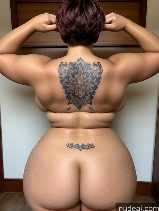 related ai porn images free for Woman Busty Huge Boobs Beautiful Tattoos Lipstick Big Ass Thick Chubby Fat Big Hips 40s Seductive Sexy Face Pixie Back View Oiled Body Medieval Russian