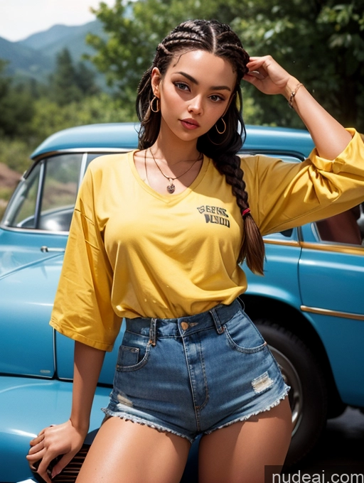 related ai porn images free for 30s Brunette Mech Suit Jeans Jumpsuit Thick Gold Jewelry Daisy Dukes Small Tits Car Vintage Native American Braided Oiled Body