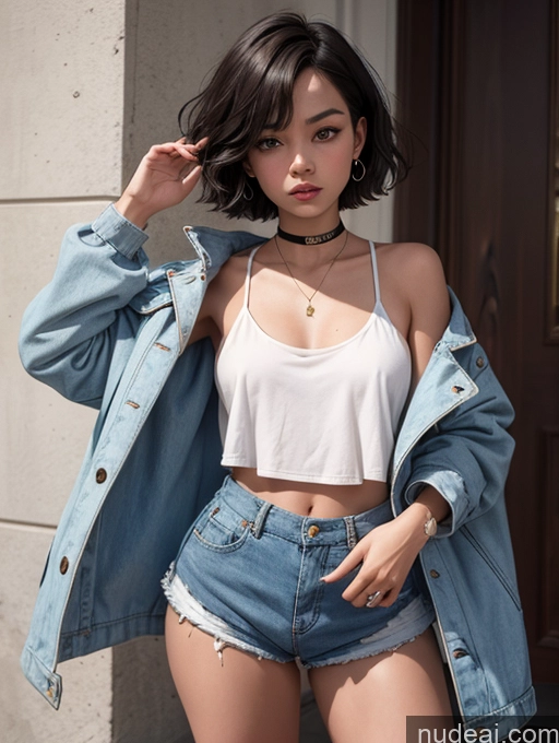 related ai porn images free for Sorority Short Short Hair Tanned Skin Choker Parka Short Shorts Topless Woman Breasts Sports 90s Ghiblistyle