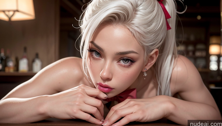 related ai porn images free for Woman Perfect Boobs 18 White Hair Ponytail Japanese Bar Nude Bows Bow Tie Pouting Lips Skin Detail (beta) Blowjob Seductive