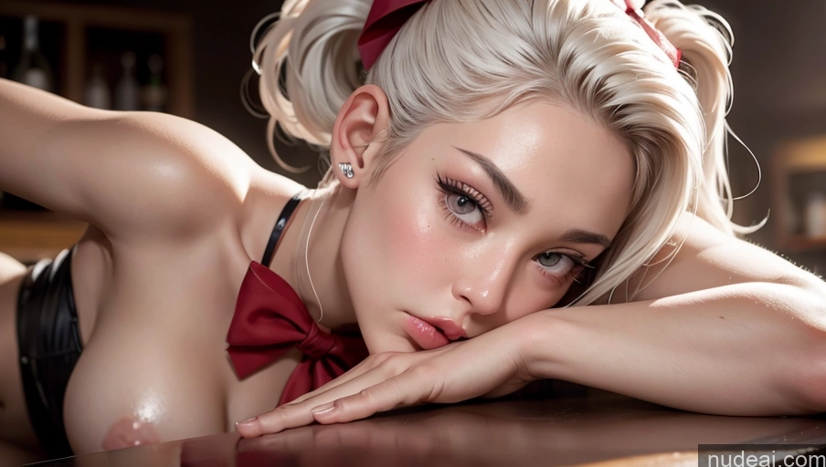 related ai porn images free for Woman Perfect Boobs 18 White Hair Ponytail Japanese Bar Nude Bows Bow Tie Skin Detail (beta) Blowjob Seductive Sexy Face Pouting Lips