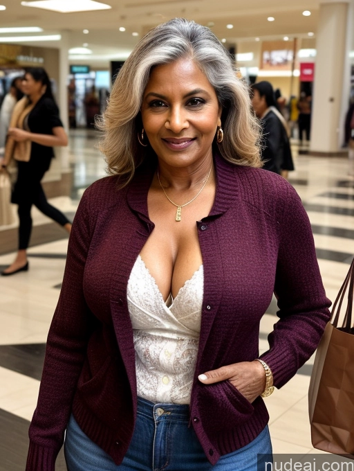 related ai porn images free for Milf Perfect Body Perfect Boobs 70s Dark Skin Indian Mall Jacket Sweater Stylish Secretary Professor Blouse Bra Cleavage Detailed