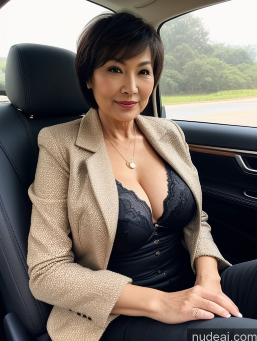 related ai porn images free for Milf Perfect Boobs Beautiful Perfect Body Short Hair 70s Chinese Car Bra Jacket Professor Stylish Suit Cleavage Detailed Sexy Face