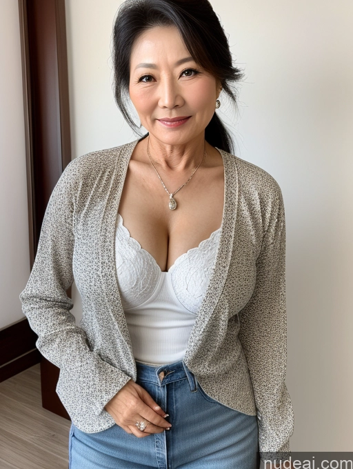 related ai porn images free for Milf Two 60s Chinese Casual Stylish Cleavage Detailed