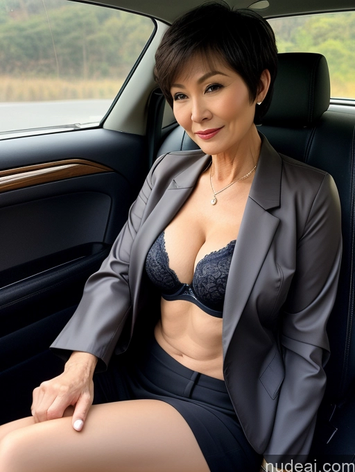 related ai porn images free for Milf Perfect Boobs Beautiful Perfect Body Short Hair 70s Chinese Car Bra Jacket Professor Stylish Suit Cleavage Detailed Sexy Face