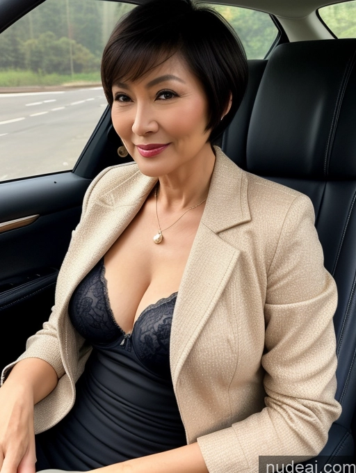 related ai porn images free for Milf Perfect Boobs Beautiful Perfect Body Short Hair 70s Chinese Car Bra Jacket Professor Stylish Suit Cleavage Detailed Sexy Face