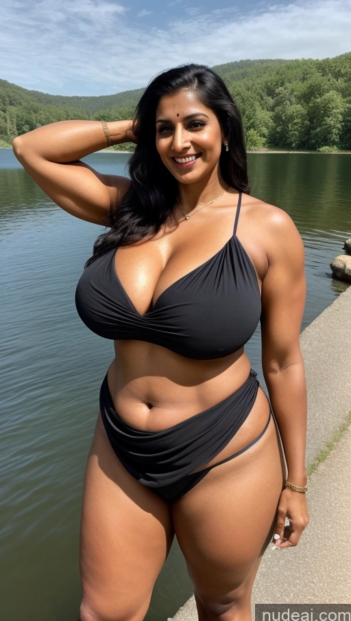 related ai porn images free for Milf Beautiful Tattoos Muscular Thick Tall Dark Skin Laughing Black Hair Blouse Cleavage Sexy Face Big Ass Big Hips 50s Huge Boobs Lake Chubby Ponytail T-pose Front View Sari Indian