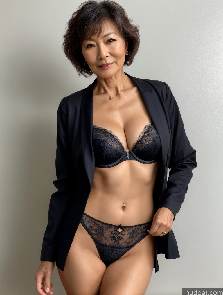 related ai porn images free for Milf Perfect Boobs Beautiful Perfect Body 70s Chinese Blouse Bra Jacket Professor Stylish Suit Cleavage Partially Nude Detailed Pixie Dark Lighting