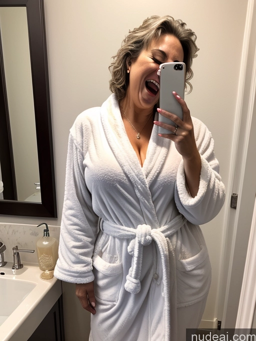 related ai porn images free for Milf Pubic Hair Short Italian Mirror Selfie Big Ass Front View Busty Laughing Sexy Face 60s Messy Chubby Thick Orgasm Bathroom Bathrobe