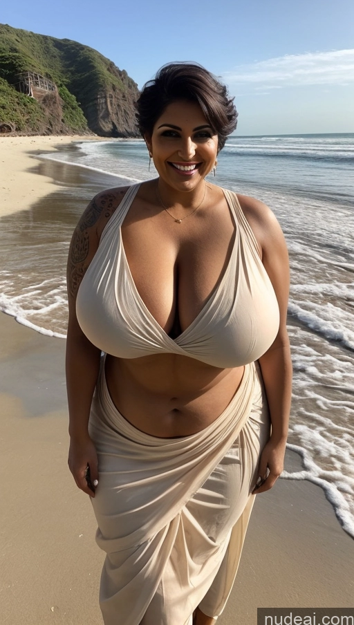 related ai porn images free for Milf One Busty Huge Boobs Beautiful Tattoos Muscular Big Ass Thick Chubby Tall Dark Skin Laughing Brunette Pixie Indian Beach Front View T-pose Blouse Sari Cleavage Sexy Face