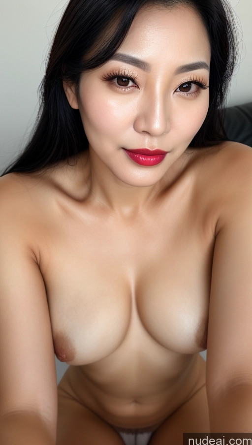 related ai porn images free for Woman One Beautiful Lipstick Black Hair Korean Close-up View Detailed Small Tits Slicked 40s