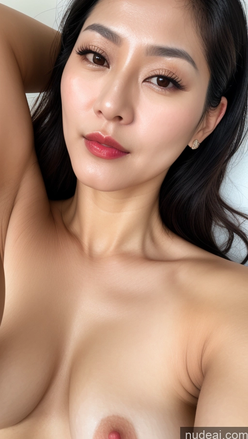 related ai porn images free for Woman One Beautiful Lipstick Black Hair Korean Close-up View Detailed Small Tits Slicked 40s