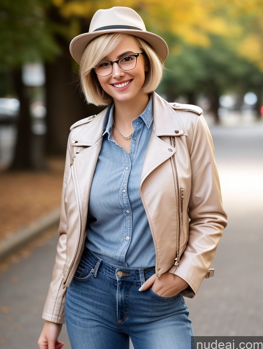 related ai porn images free for Jacket Jeans Jewelry Boots Hat 20s Happy Blonde Short Hair Czech Beautiful Glasses Skin Detail (beta) Huge Boobs