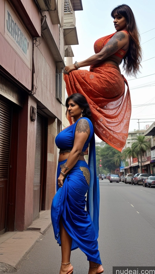 related ai porn images free for Milf Huge Boobs Beautiful Tattoos Muscular Big Ass Thick Tall Dark Skin 60s Serious Ginger Bangs Indian Street Blouse Sari Cleavage Detailed Sexy Face Front View T-pose Fat