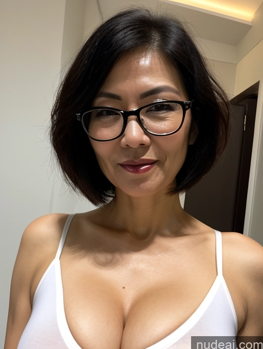 related ai porn images free for Milf Perfect Boobs Perfect Body Beautiful Glasses 70s Short Hair Chinese Cumshot Dark Lighting Casual Stylish