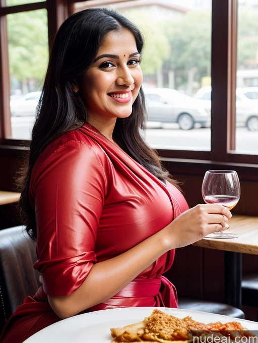 related ai porn images free for Woman One Huge Boobs Beautiful Big Ass Long Hair Fairer Skin 20s Happy Black Hair Indian Film Photo Cafe Front View Eating Bdsm Blouse Sari Wine Bright Lighting Detailed