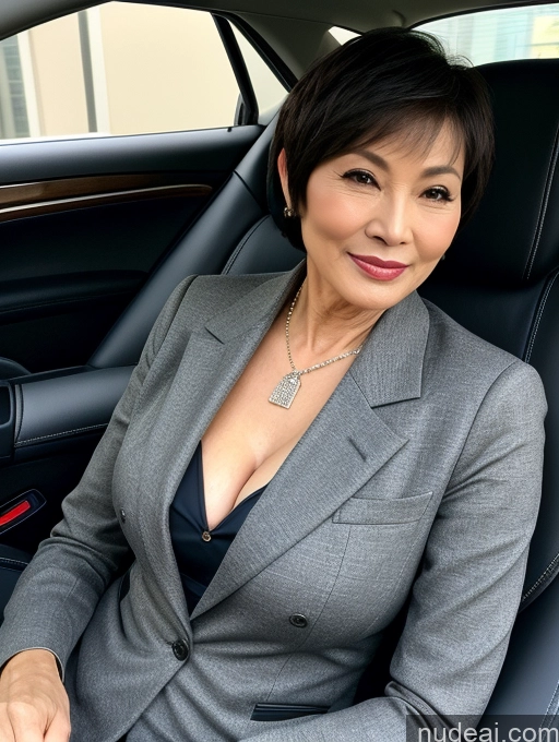 related ai porn images free for Milf Perfect Boobs Beautiful Perfect Body Short Hair 70s Chinese Car Bra Jacket Professor Stylish Suit Cleavage Detailed Sexy Face