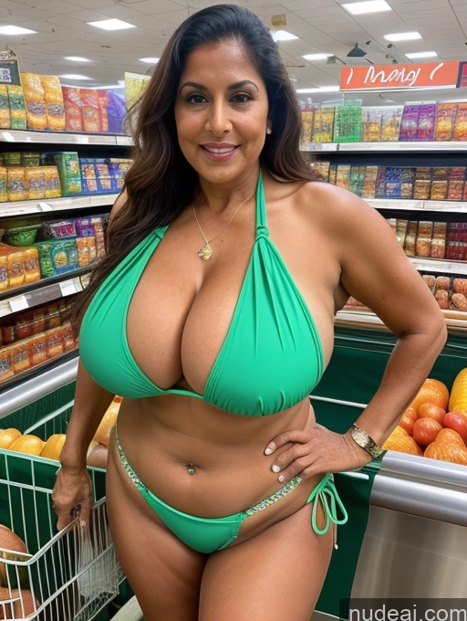 related ai porn images free for Milf One Busty Huge Boobs Thick Tanned Skin Indian Grocery 80s Microkini Thong