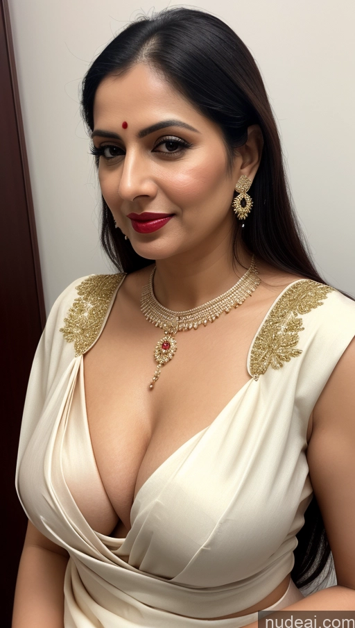 related ai porn images free for Woman One Lipstick 40s Sari Cleavage Busty Black Hair Beautiful Perfect Boobs Close-up View Detailed Simple Indian Fairer Skin Slicked