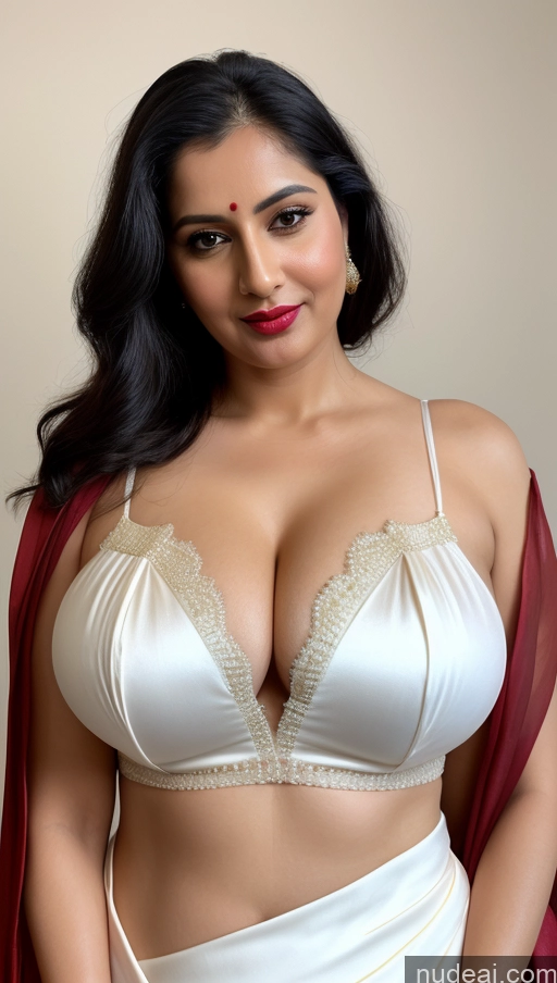 related ai porn images free for Woman One Lipstick 40s Sari Cleavage Busty Black Hair Beautiful Perfect Boobs Close-up View Detailed Simple Indian Fairer Skin Slicked Thick