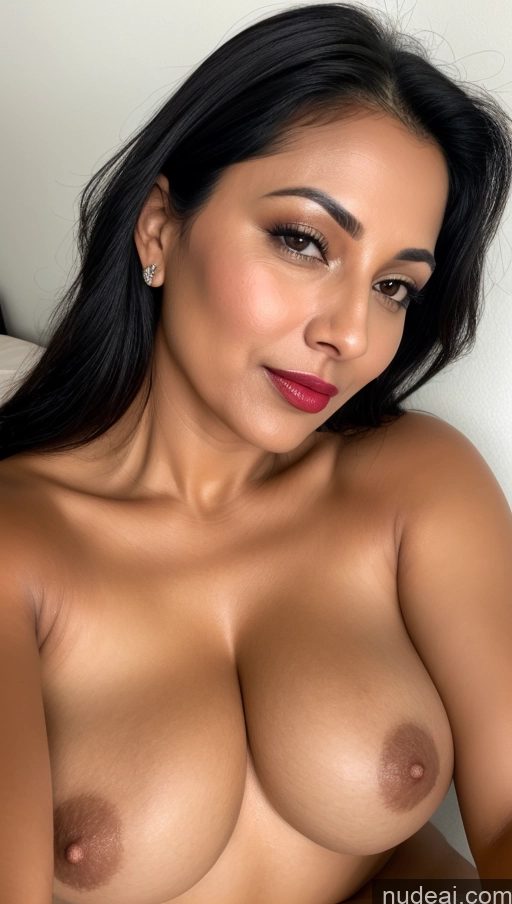 related ai porn images free for Woman One Lipstick 40s Busty Black Hair Perfect Boobs Close-up View Slicked Beautiful Indian