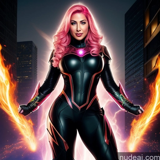 related ai porn images free for Muscular Perfect Body 30s Science Fiction Style Powering Up Heat Vision Dynamic View Perfect Boobs Ahegao Sexy Face Hell Laughing Middle Eastern Slicked Small Tits Abs Happy Sci-fi Armor Salwar Superheroine Several Pink Hair