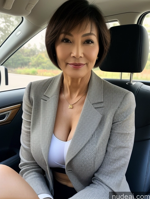 related ai porn images free for Milf Perfect Boobs Beautiful Perfect Body Short Hair 70s Chinese Car Bra Jacket Professor Stylish Suit Cleavage Detailed Sexy Face