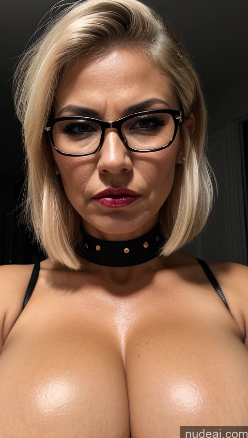 ai nude image of blond woman with glasses and a choke posing for a picture pics of Milf Several Huge Boobs Sunglasses Tattoos Lipstick Big Ass Perfect Body Tanned Skin Oiled Body 60s Serious Seductive Angry Blonde Pixie Brazilian Skin Detail (beta) Cumshot Devil Goth Cleavage Transparent Jewelry Dark Lighting