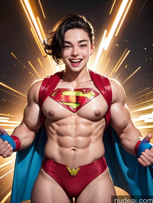 related ai porn images free for 18 Muscular Fat Happy Superhero