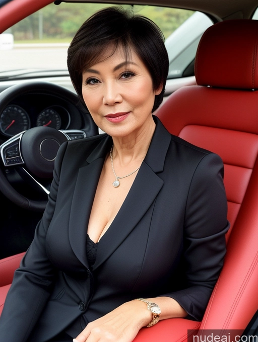 related ai porn images free for Milf Perfect Boobs Beautiful Perfect Body Short Hair 70s Chinese Car Bra Jacket Professor Stylish Suit Cleavage Detailed Sexy Face