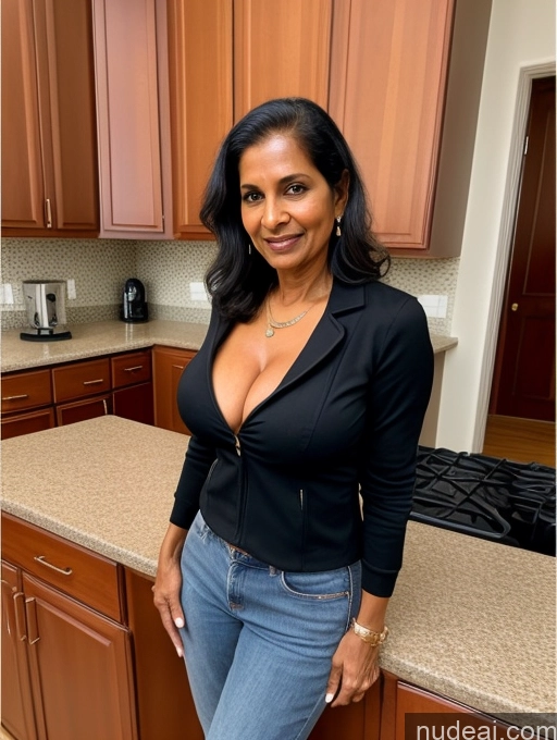 related ai porn images free for Milf Two Perfect Boobs Skinny Perfect Body Dark Skin 70s Indian Kitchen Jacket Jeans Professor Secretary Cleavage Partially Nude Detailed