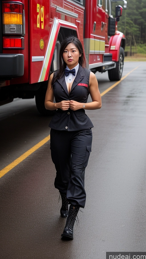 ai nude image of woman in uniform walking down the street in front of a fire truck pics of Perfect Boobs Beautiful Perfect Body 18 Angry Messy Chinese Gym Oiled Body Big Hips Bow Tie Boots Military Martial Arts High Heels Firefighter