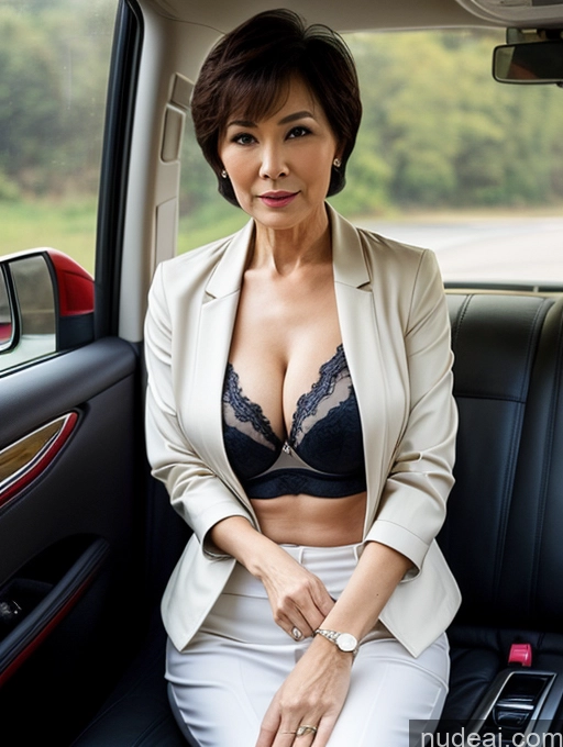 related ai porn images free for Milf Perfect Boobs Beautiful Perfect Body Short Hair 70s Chinese Car Bra Jacket Professor Stylish Suit Cleavage Detailed Sexy Face