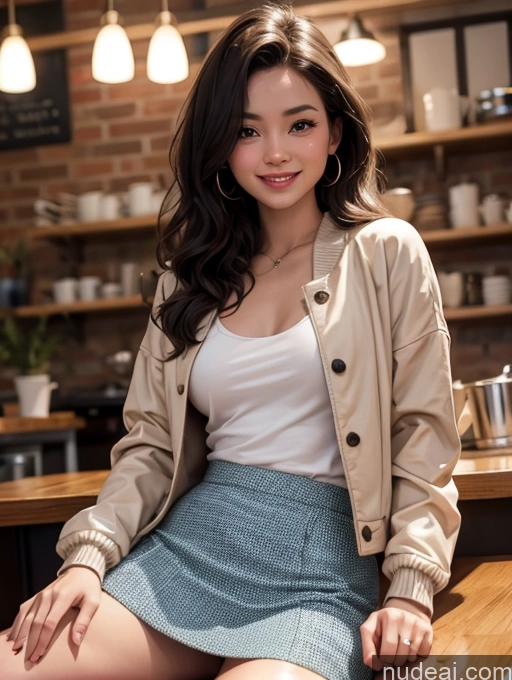 related ai porn images free for 20s Happy Long Hair Filipina Cafe Nude Jacket Woman Beautiful Micro Skirt Spreading Legs Brunette