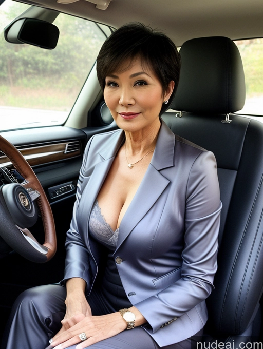 related ai porn images free for Milf Perfect Boobs Beautiful Perfect Body Short Hair 70s Chinese Car Bra Jacket Professor Stylish Suit Cleavage Detailed Sexy Face