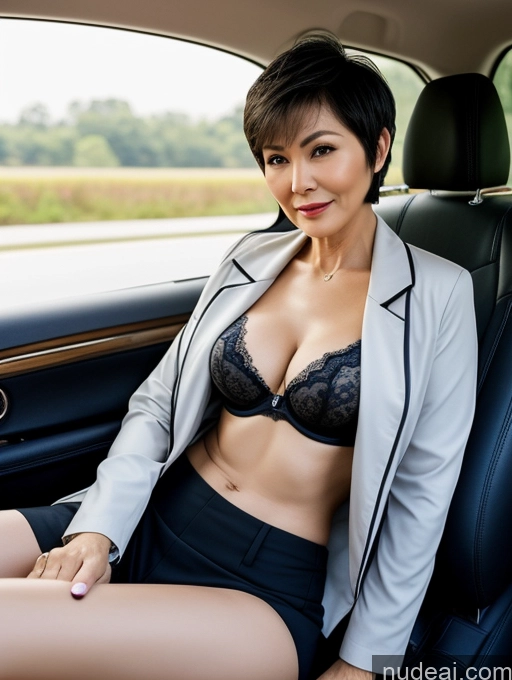 related ai porn images free for Milf Perfect Boobs Beautiful Perfect Body Short Hair 70s Chinese Car Bra Jacket Professor Stylish Suit Cleavage Detailed Sexy Face