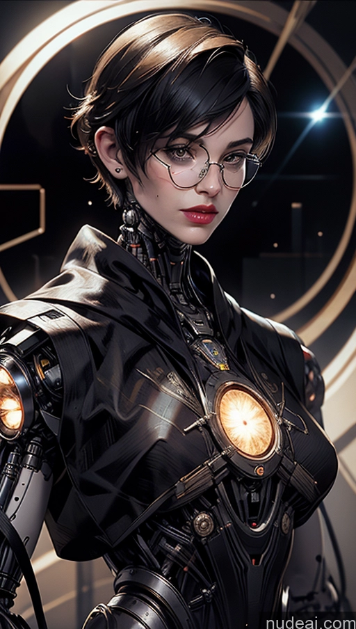 related ai porn images free for Tanned Skin Pubic Hair Hairy Women Alternative Busty Short Hair Laughing Cyborg Jewelry Small Tits Sci-fi Armor Stargazing Futuristicbot V2 Lipstick Glasses Sunglasses