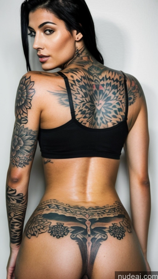 related ai porn images free for Woman Perfect Boobs Tattoos Skinny 18 Sexy Face Black Hair Long Hair White POV Doggy Crop Top
