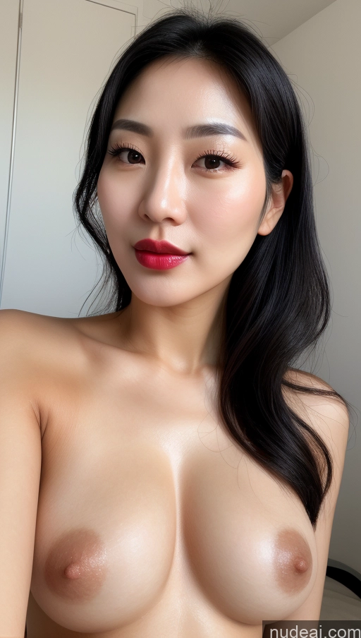 related ai porn images free for Woman One Beautiful Lipstick Black Hair Close-up View Detailed Korean Small Tits 30s Slicked