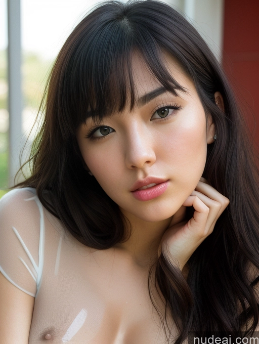 related ai porn images free for Woman One Busty Perfect Body Fairer Skin 18 Black Hair Bangs Japanese Wet T-Shirt Transparent Bright Lighting Sexy Face Pouting Lips Film Photo Close-up View Nude Create An Open Vagina