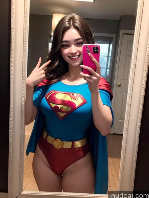 related ai porn images free for 18 Superhero Mirror Selfie Happy