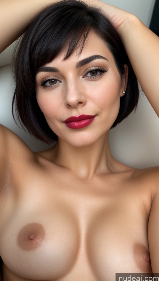 related ai porn images free for Woman One Small Tits Beautiful Lipstick 30s Black Hair Close-up View Detailed Bobcut