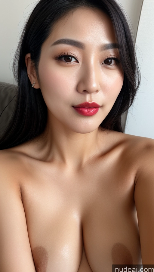 related ai porn images free for Woman One Beautiful Lipstick 30s Black Hair Close-up View Detailed Perfect Boobs Slicked Korean