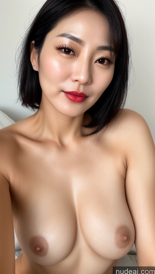 related ai porn images free for Woman One Small Tits Beautiful Lipstick 40s Black Hair Slicked Korean Close-up View Detailed